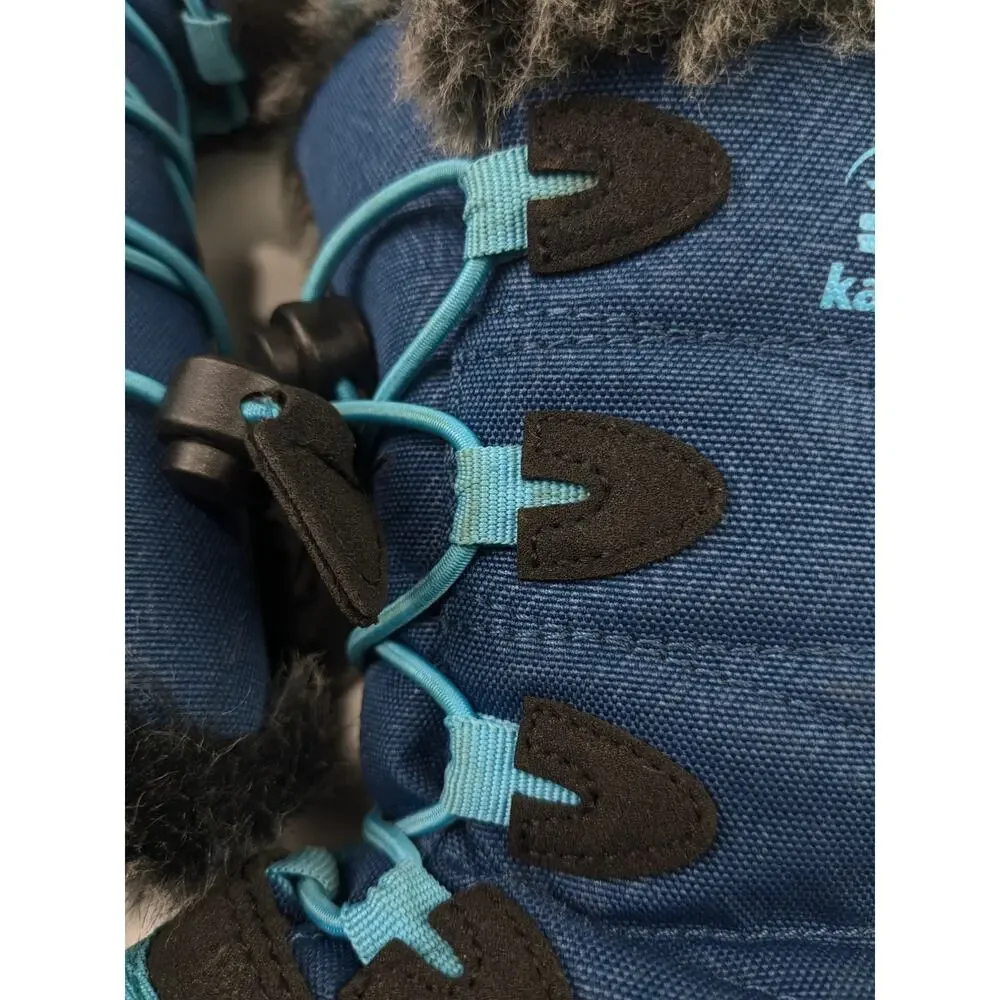 Kamik Girl's Blue SnowGypsy Winter Boots - 11 Youth